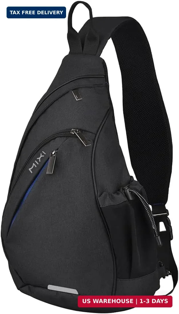 Sling Bag Men Backpack Unisex One Shoulder Bag Hiking Travel Backpack Crossbody