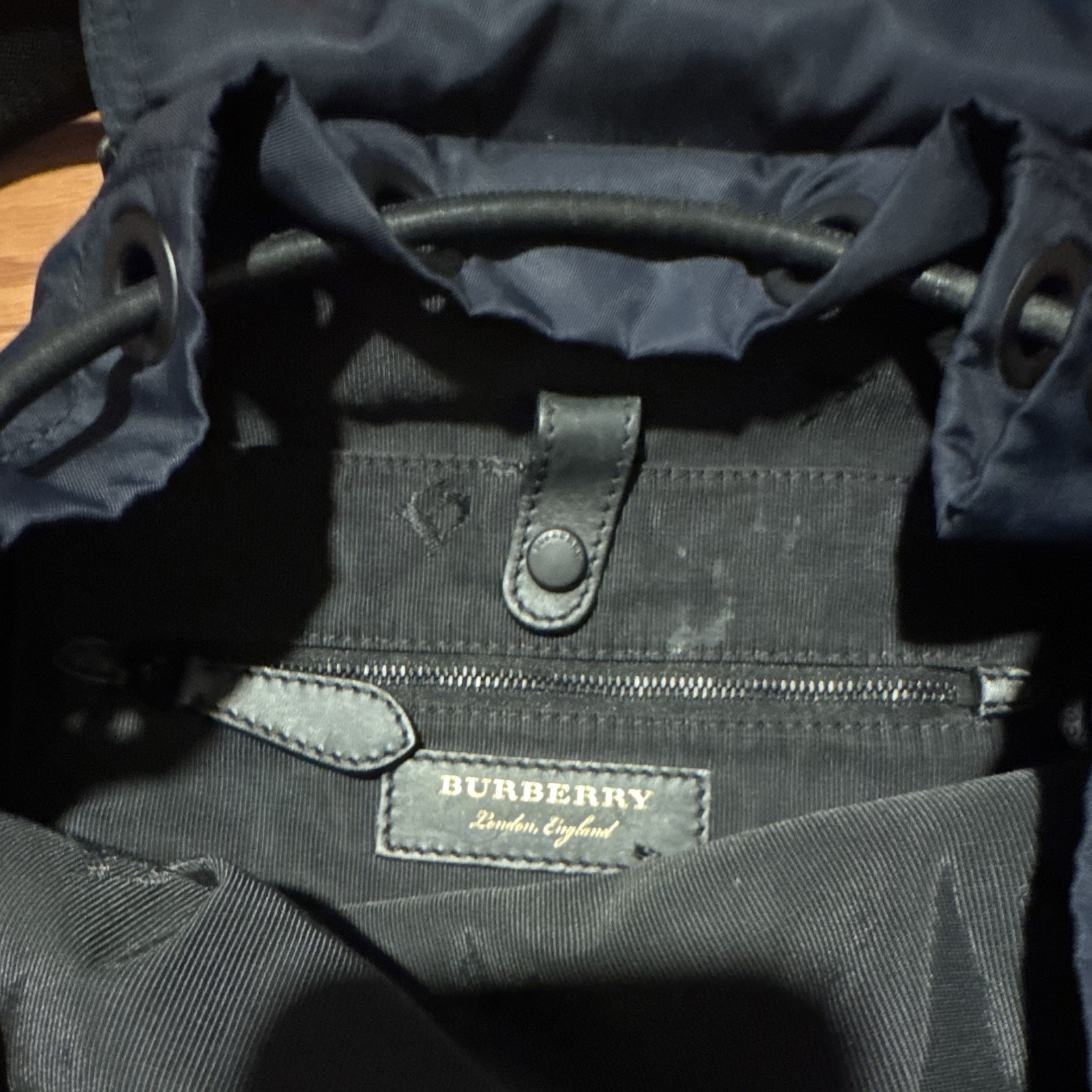 AUTHENTIC BURBERRYBackpack-Daypack Navy/Black Nylon