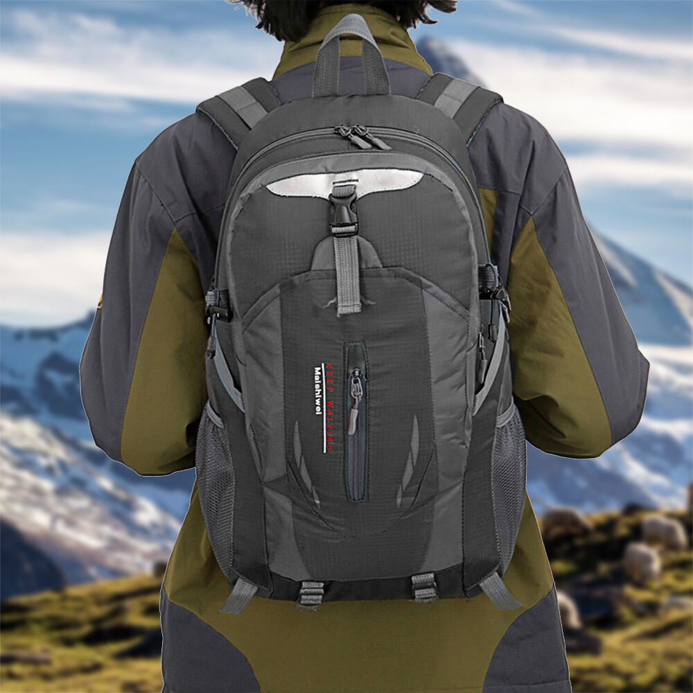 40L Nylon Travel Backpack Waterproof Outdoor Rucksack Men Camping Hiking Bag