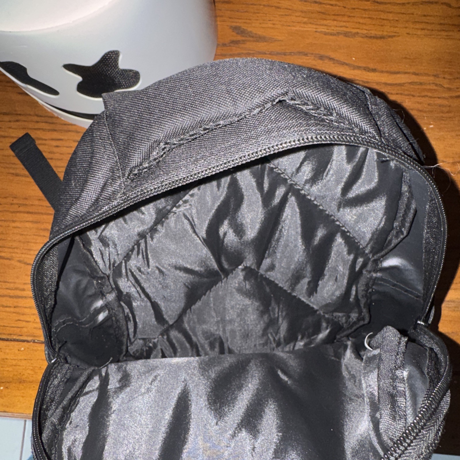 Marshmello Head Two Backpacks One Mini, and One Regular Size both Unisex