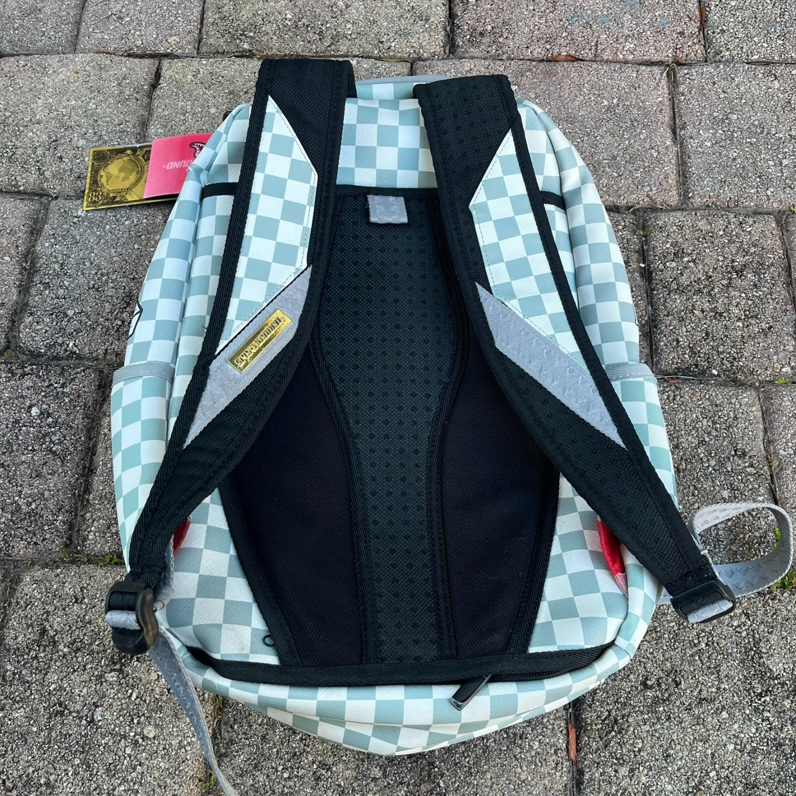 Spraygroung Haute Bear Backpack Sharks in Paris Bear Bag Limited Edition Teal