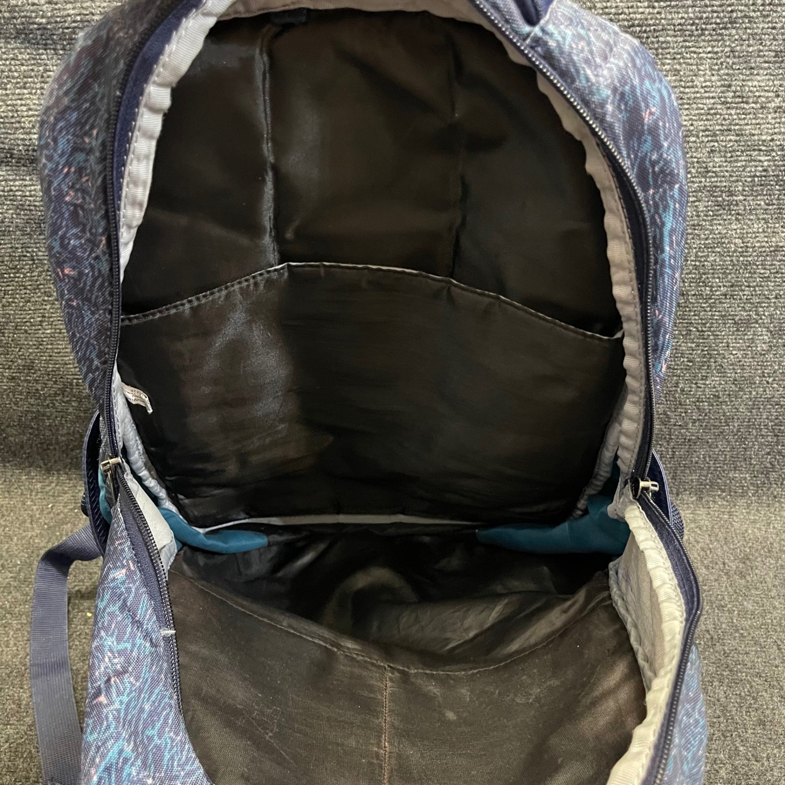 Under Armour 1261825 Teal Blue Patterned Water Resistant Storm Recruit Backpack
