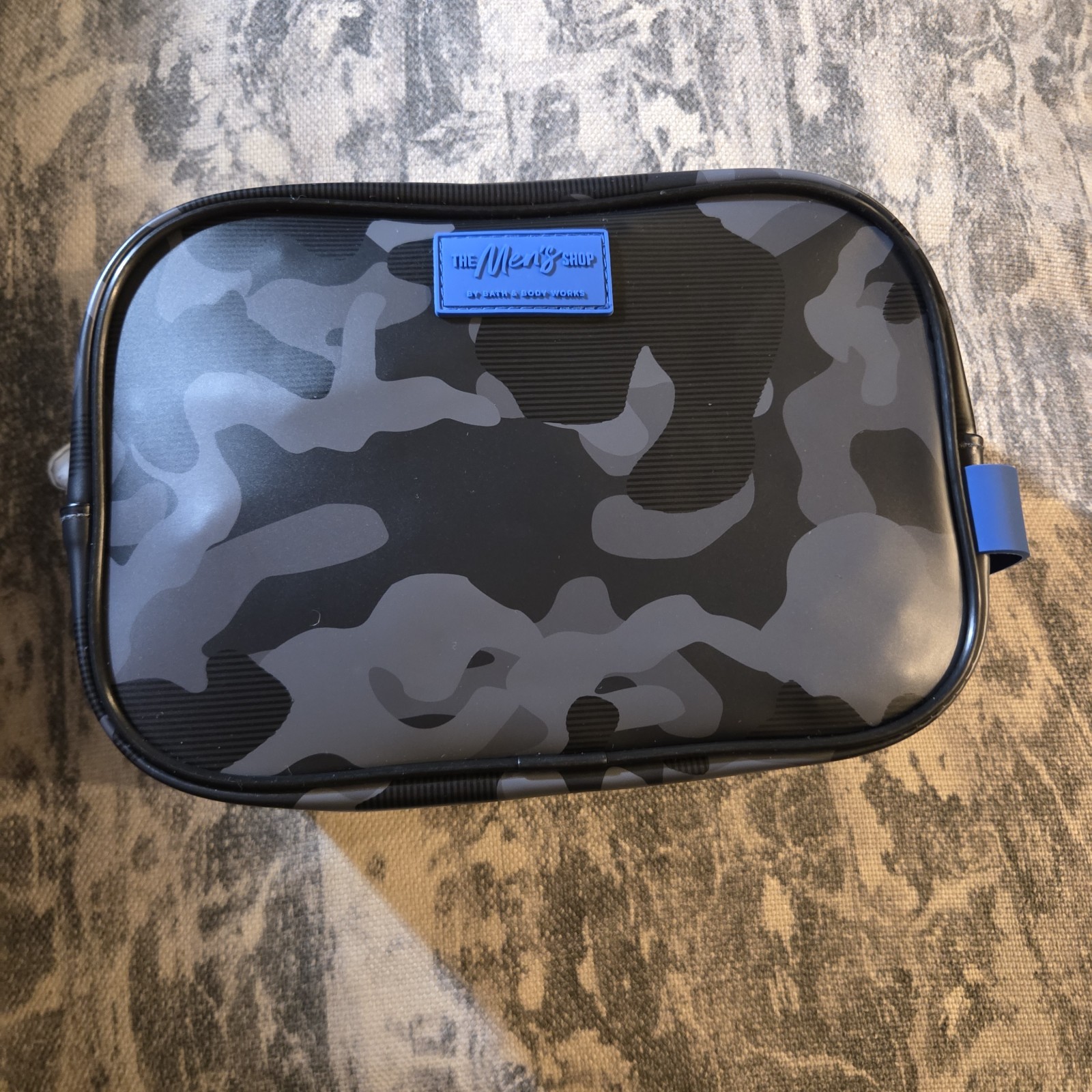 Bath And Body Work Blue Camouflage Dopp Kit In Black NEW WITH TAGS
