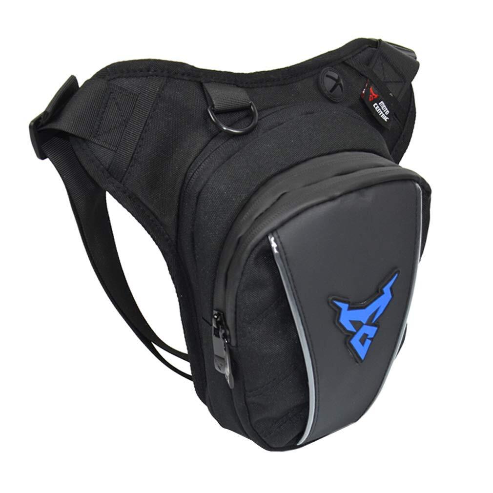 Blue Mark Motorcycle Drop Leg Bag Oxford Waist bag for Men Women Hiking Cycling