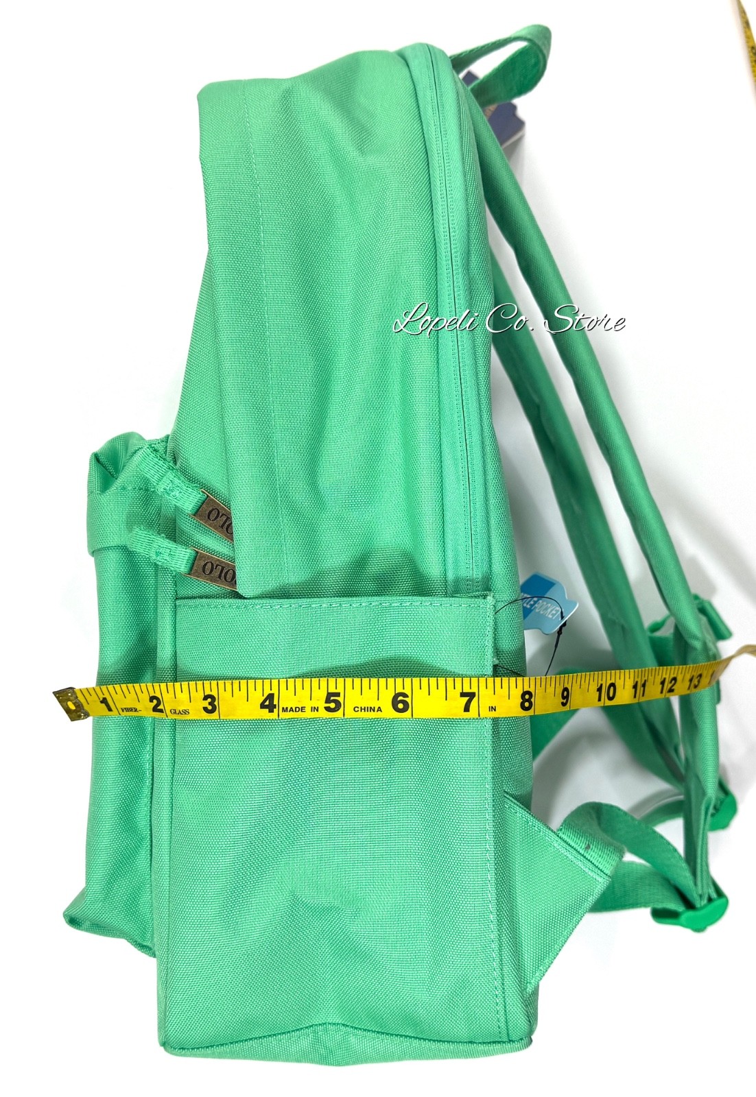 Polo Ralph Lauren Bear Backback Crab Plato Green Canvas Mens One Size