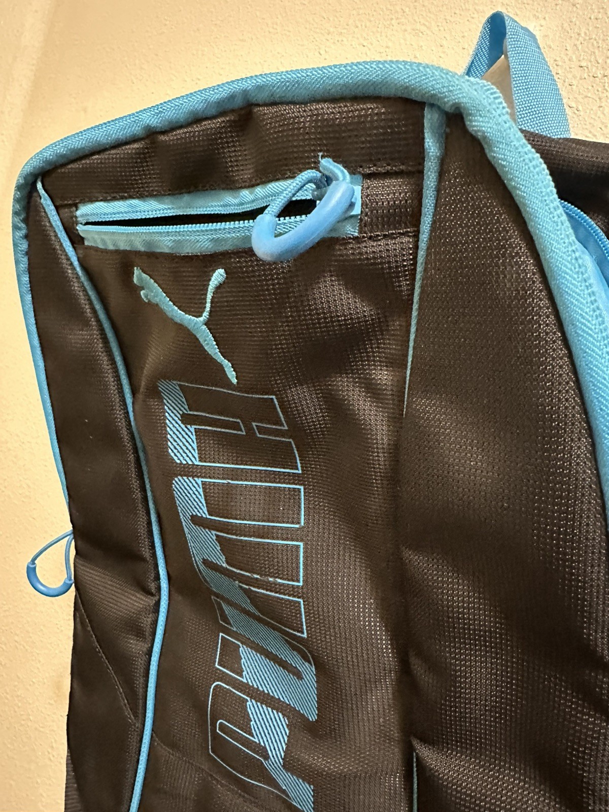 Puma Sweeper 2.0 Black/Blue Backpack for Men With Laptop Section