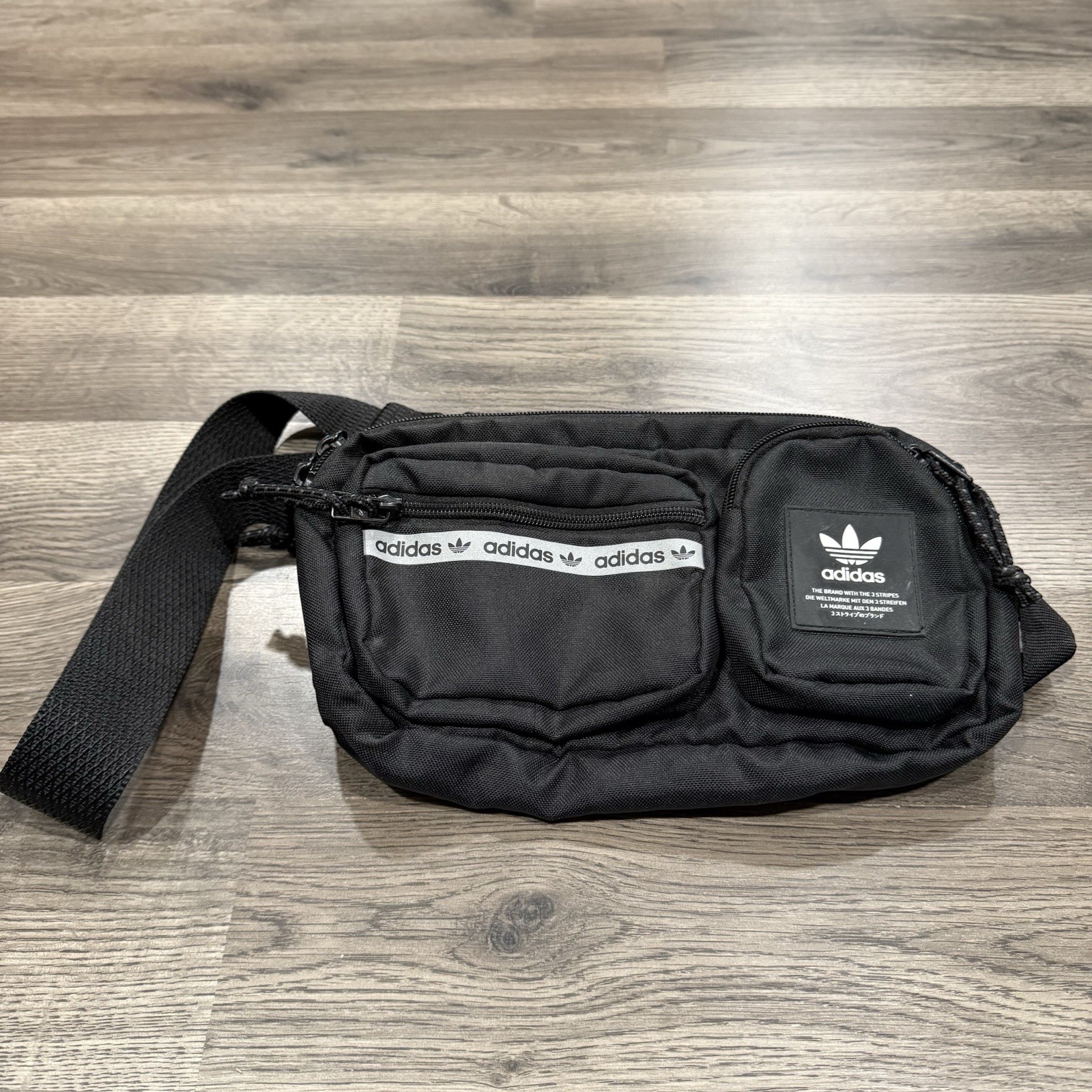 Adidas Originals Rectangle Unisex Crossbody Waist Pack Fanny Pack Trefoil Logo