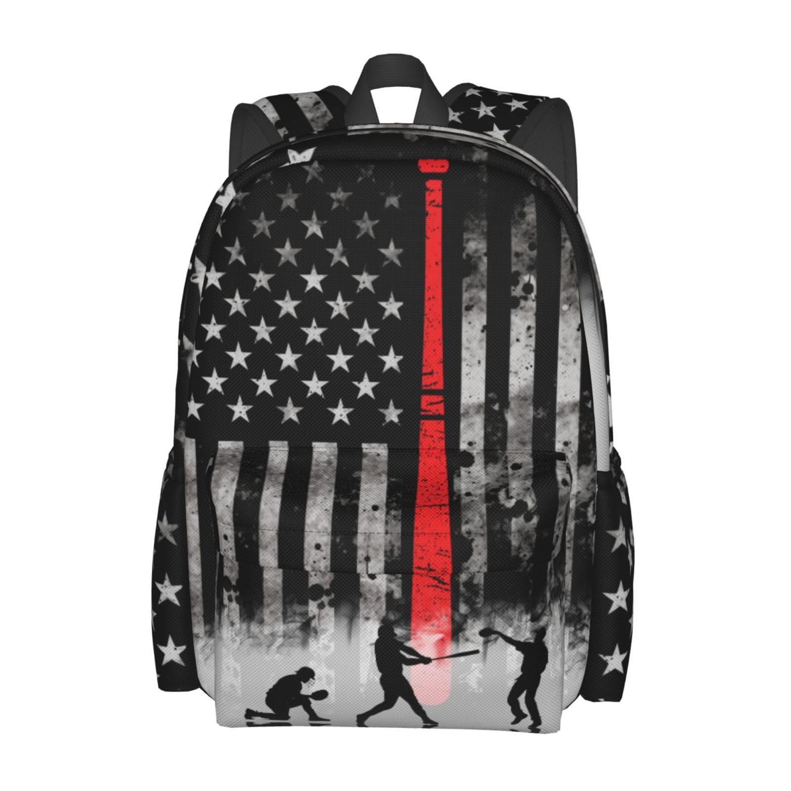 Baseball Backpack American FlagLaptop Backpacks Multipurpose Daypack For Men …