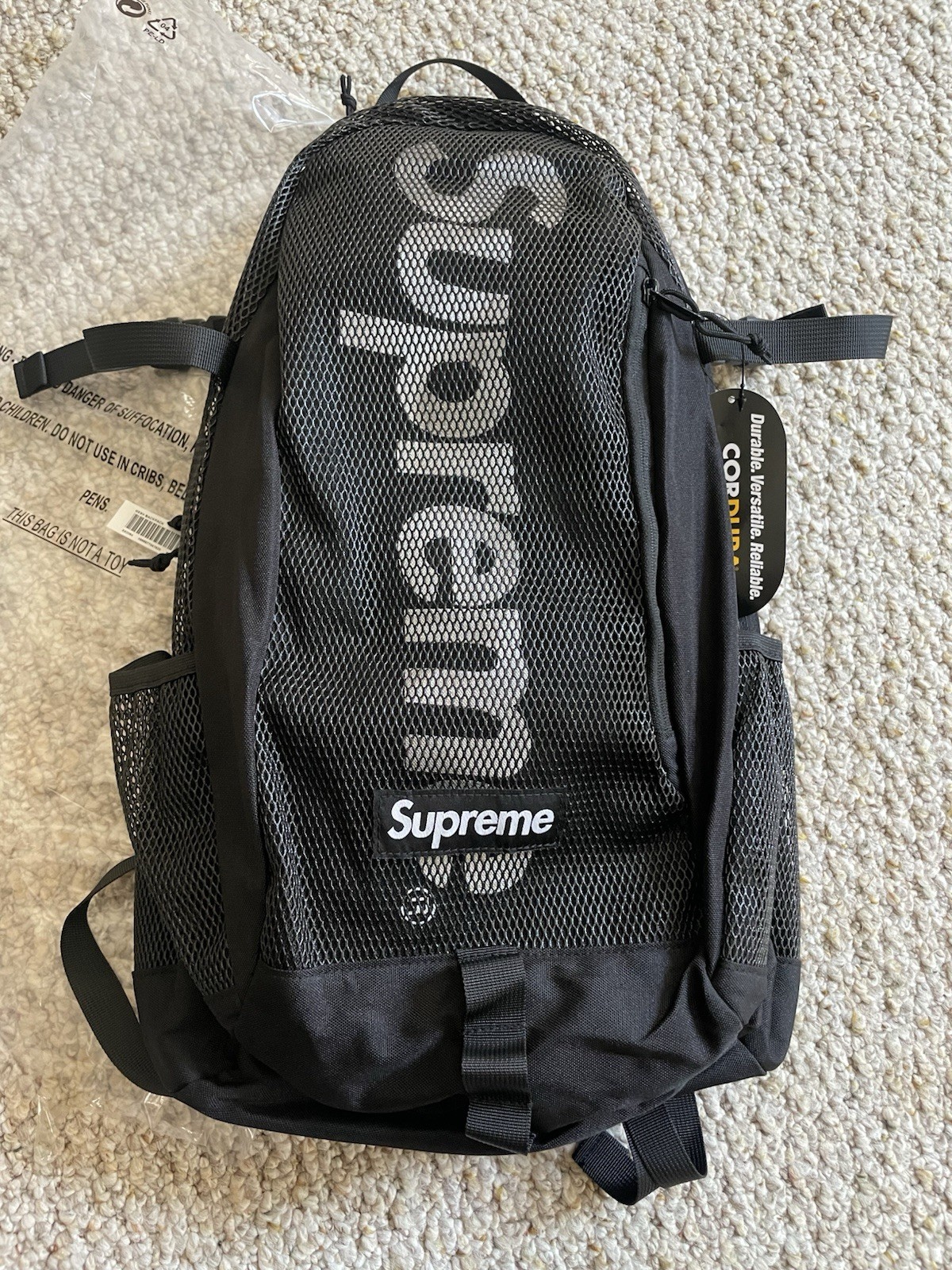 Supreme Backpack SS20 Black – New With Tags