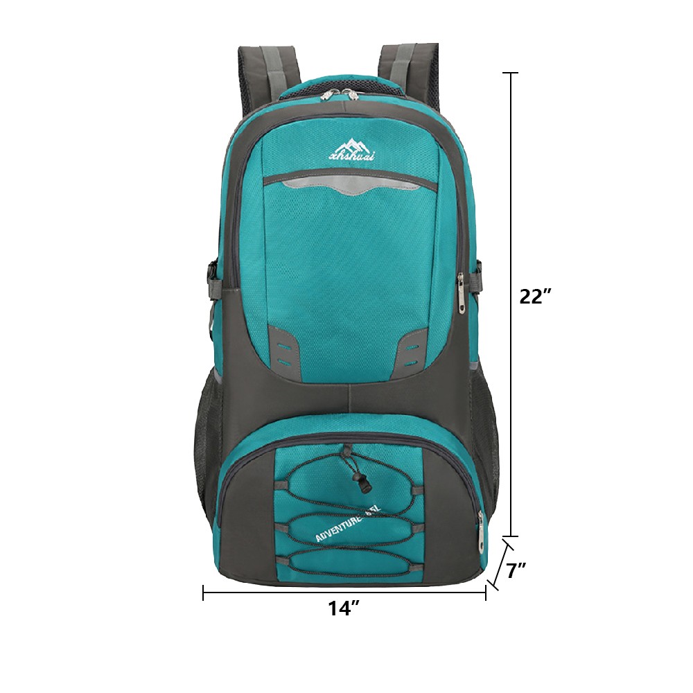 60L Camping Backpack Large Lightweight Travel Hiking Climbing Trekking Sport Bag