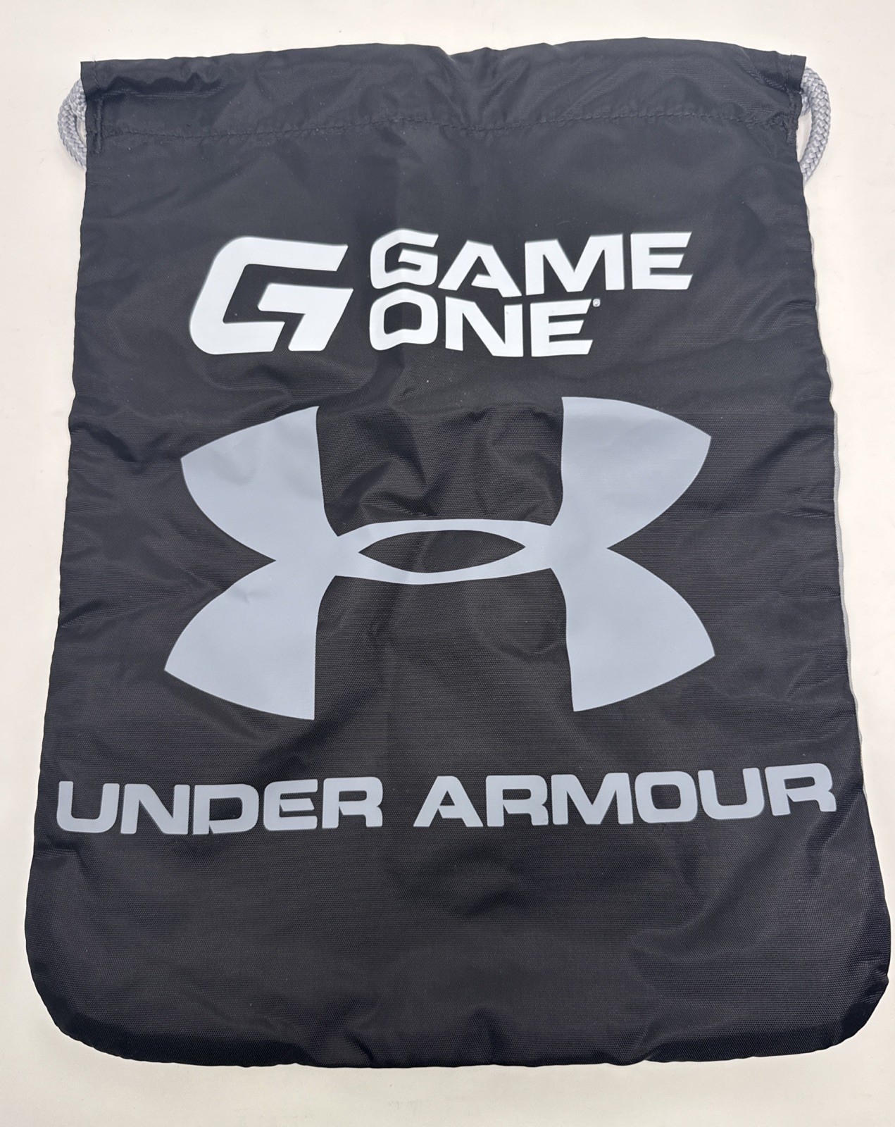 Under Armour Ozsee Sackpack UA Drawstring Backpack Black and Grey