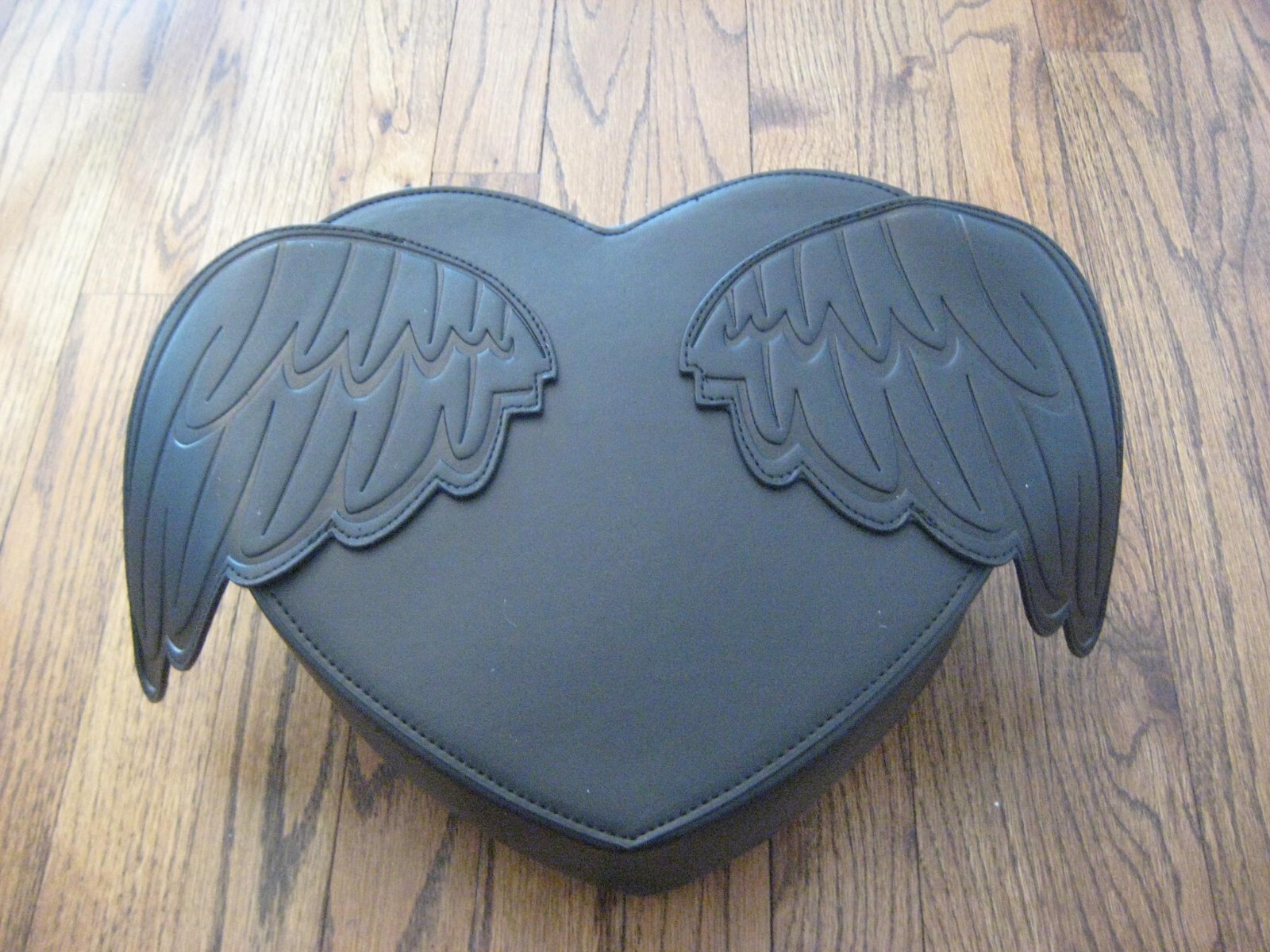 Black Angel Wing Heart Backpack Halloween