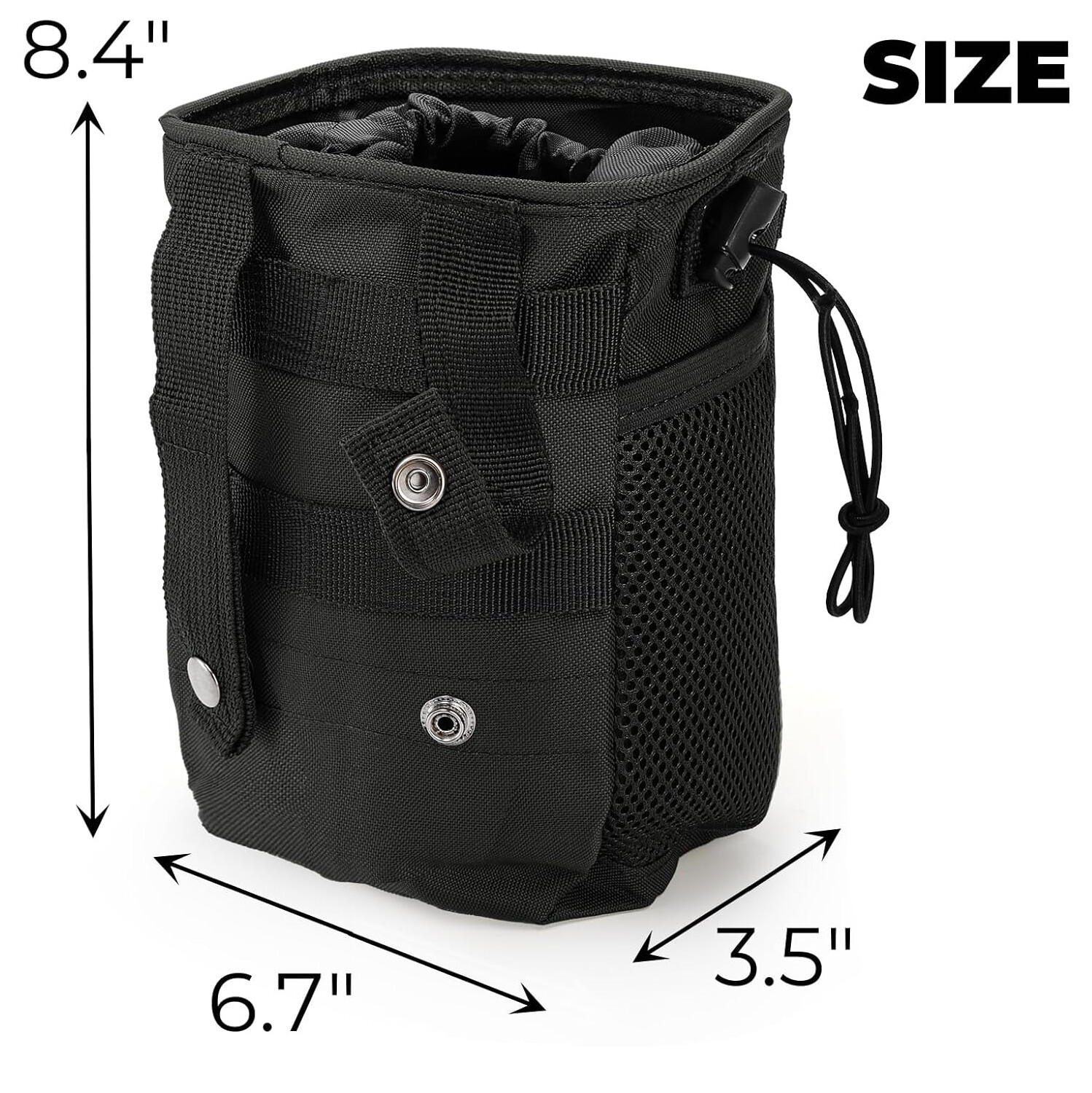 Tactical Molle Drawstring Dump Bag Magazine Ammo Pouch Military Utility Belt Bag