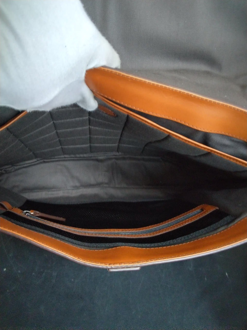 ECCO Briefcase Brown Leather Men Business bag
