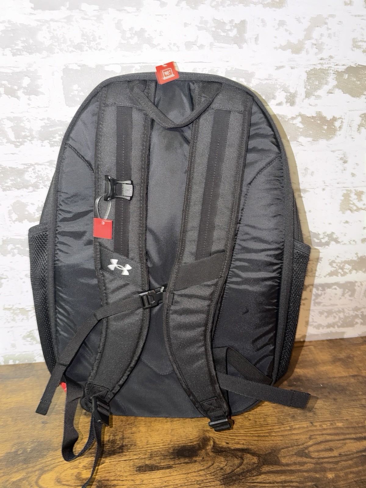NEW! Under Armour Castlerock Backpack Book Bag – black – see photos