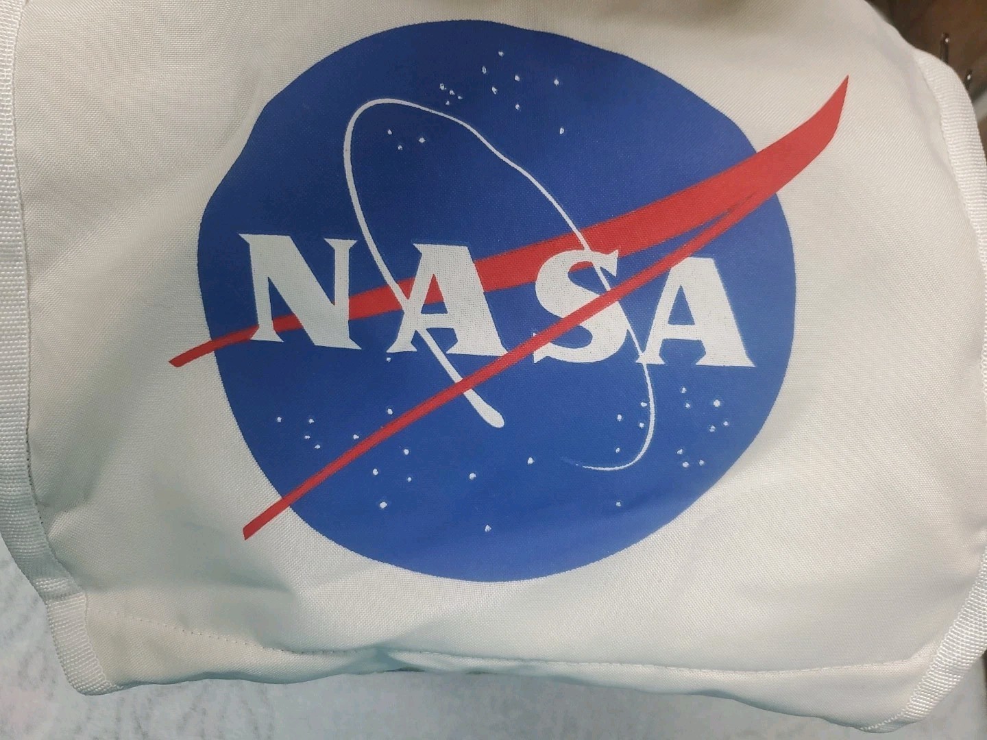 Aeromax Jr. Astronaut Backpack, White, with NASA patches