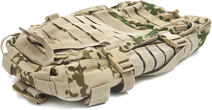 Tactical Backpack Combat MOLLE Rucksack US Assault Pack 20L German Tropical Camo