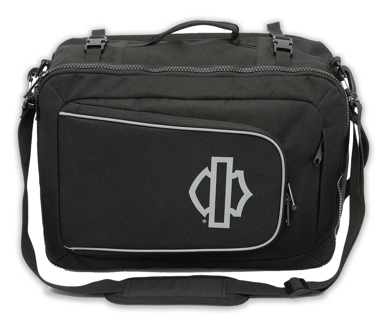 Harley-Davidson Reflective Bar & Shield Mega-Pack Carry-On Backpack, Black