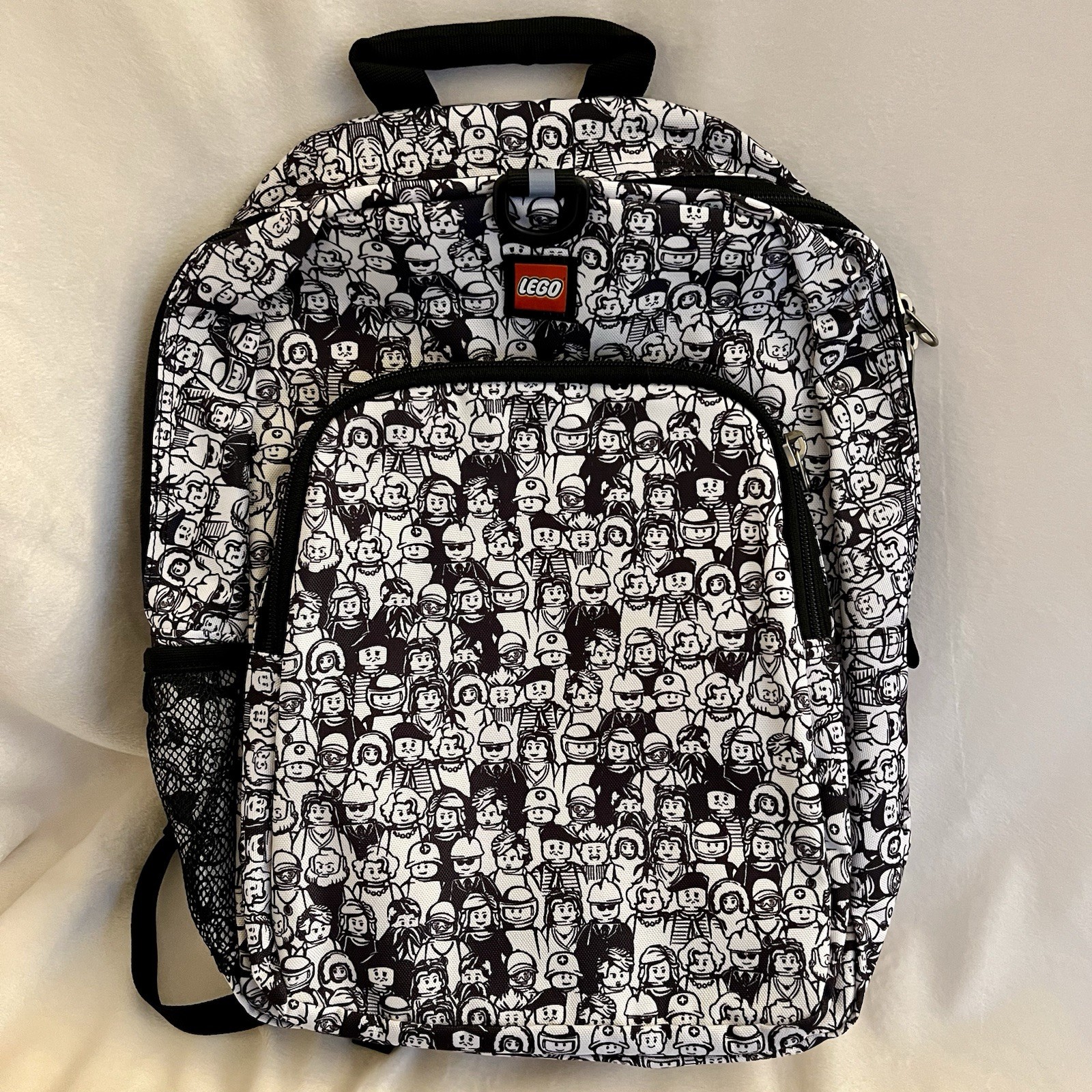 LEGO Backpack Heritage Black and White Mini Figure Minifigure New 18 L Capacity