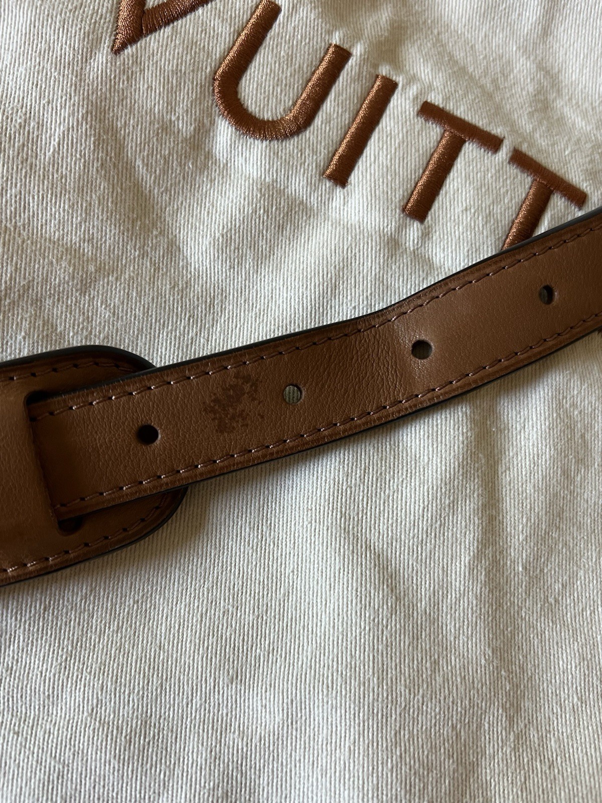 Rare Louis Vuitton Millesime Keepall 50 H30 Tan Bandouliere $9,600 MSRP
