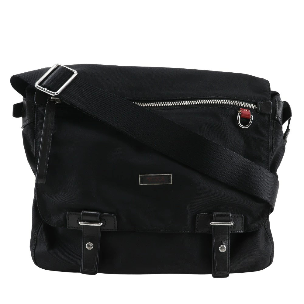 TUMI Messenger Bag Nylon Black Men’s Shoulder Bag 26cm x 31cm