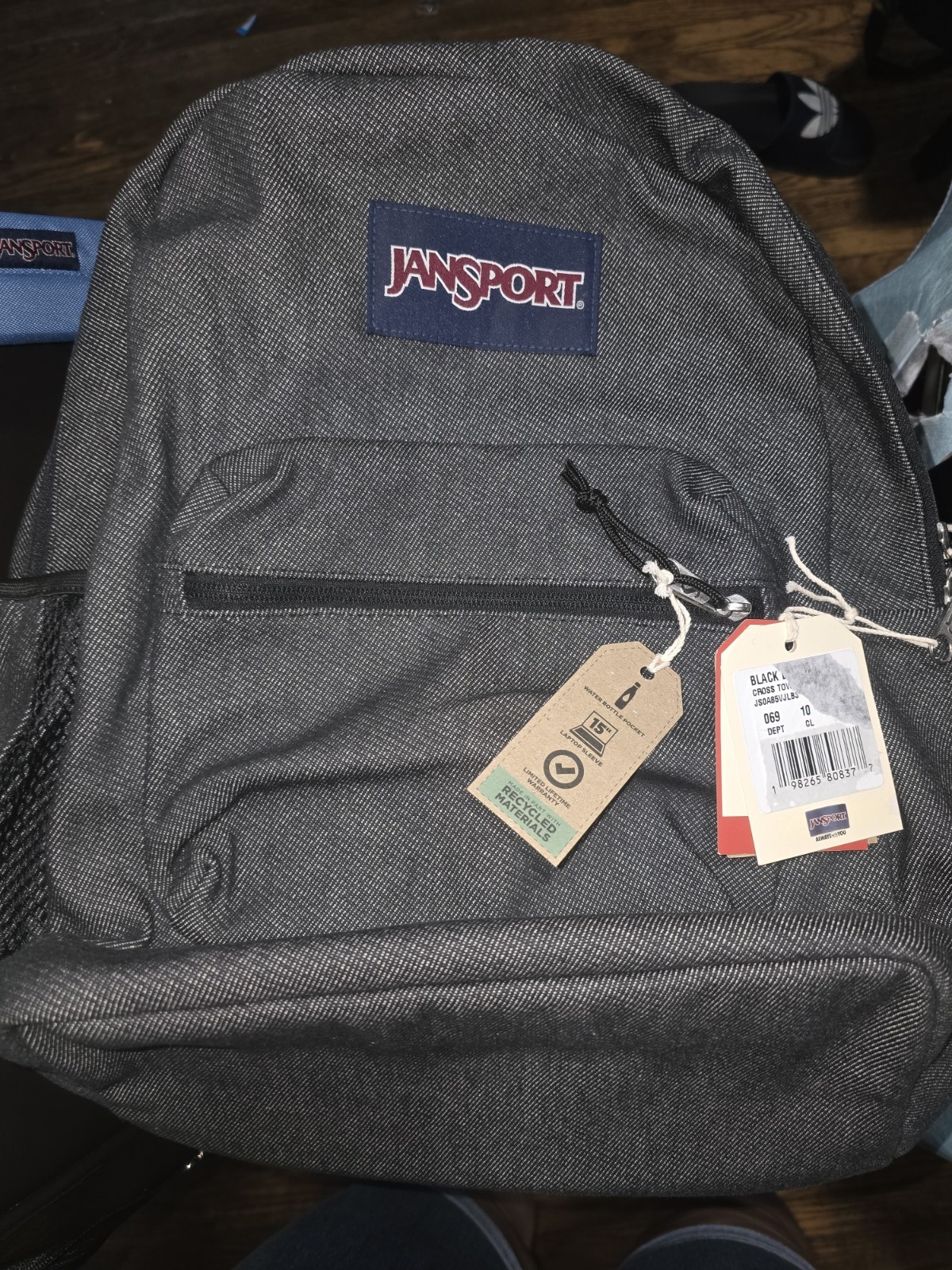 JanSport Cross Town Plus Remix 17″ Backpack Dark Gray