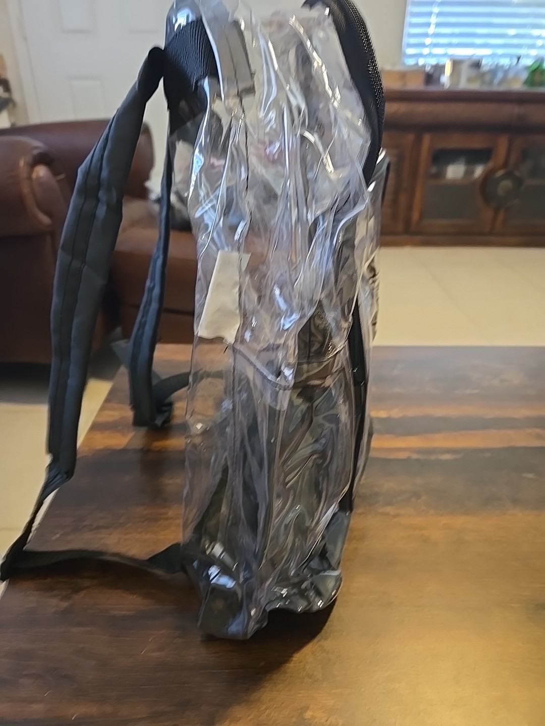 Bullet Cadillac Logo Clear Plastic Black trim Backpack