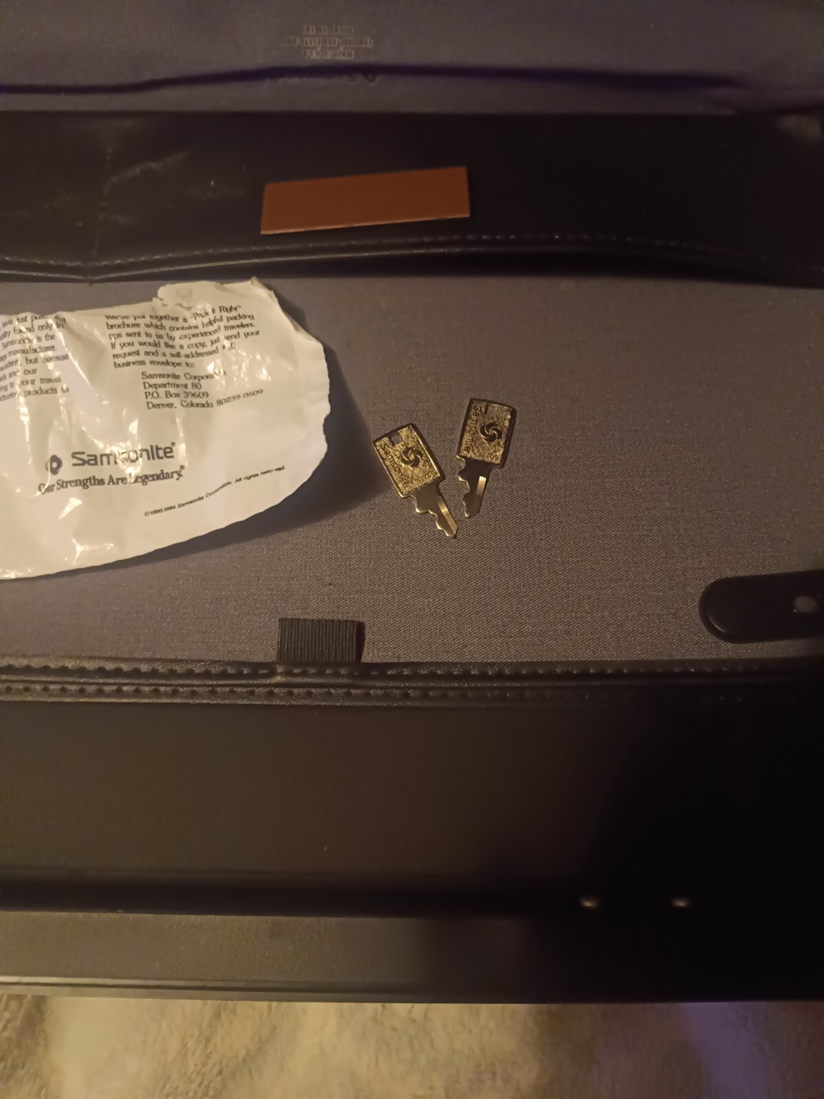 Vintage Samsonite Combo Lock Attaché Case