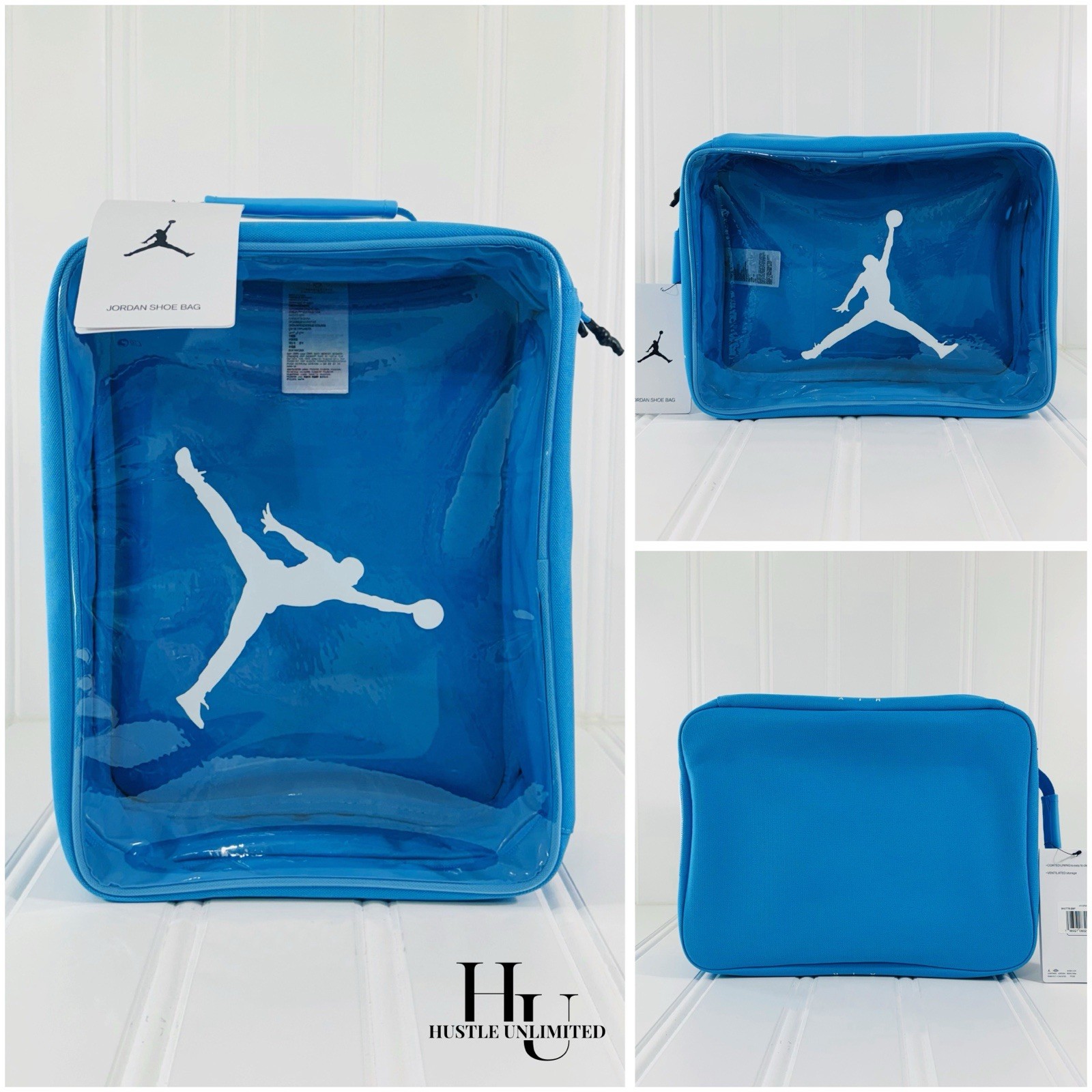 NEW Nike Air Jordan ‘UNC’ Travel Shoe Box Bag University North Carolina Blue
