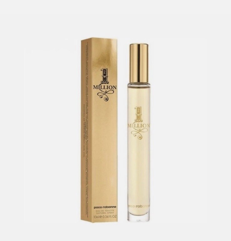 PACO RABANNE 1 MILLION ELIXIR 3pc Set /pouch +eau De Toilette 10ml + Parfum 1.5m
