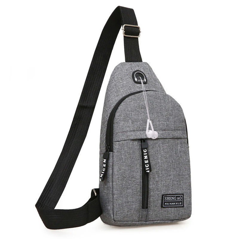 Men’s Chest Bag New Fashion Korean-Style Casual Sports Water-Proof Shoulder Cros