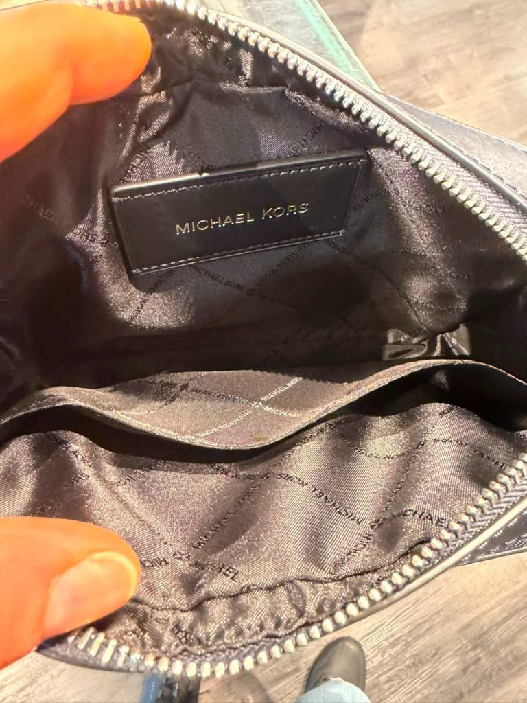 Michael Kors Cooper Men Signature Logo EW Utility Crossbody Flight Bag Admiral