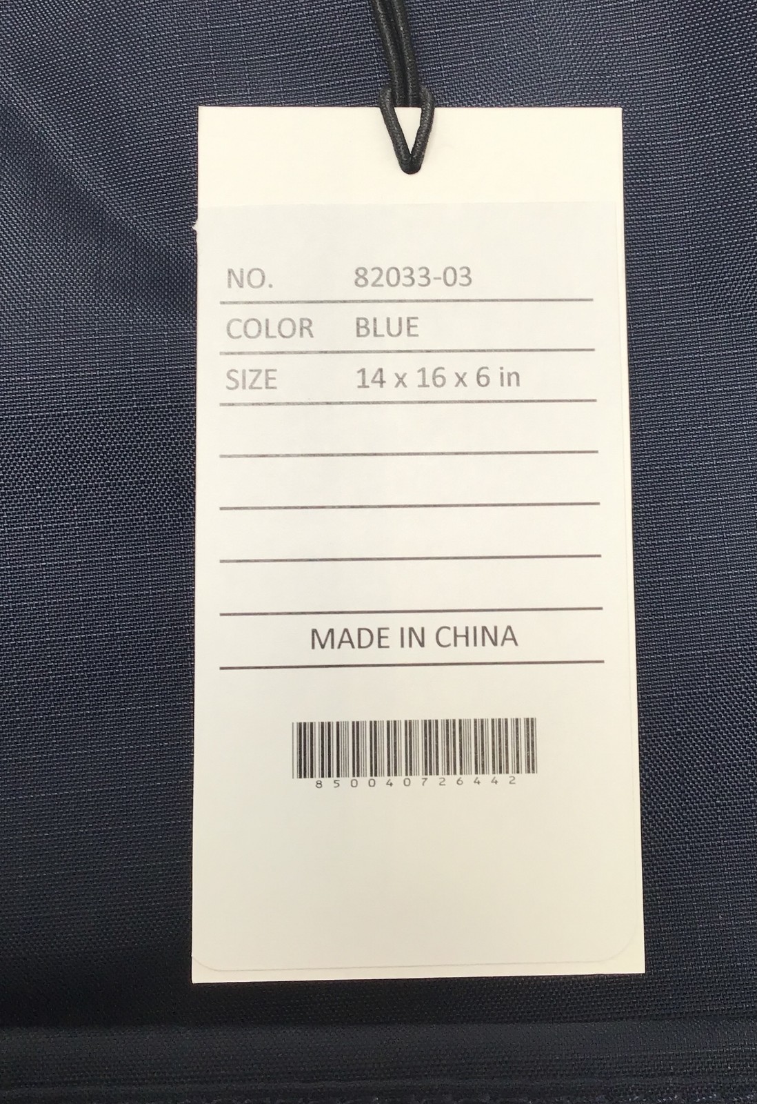 Zero Halliburton Laundry Tote Blue 82033-03 Size 14 x 16 x 6 in.