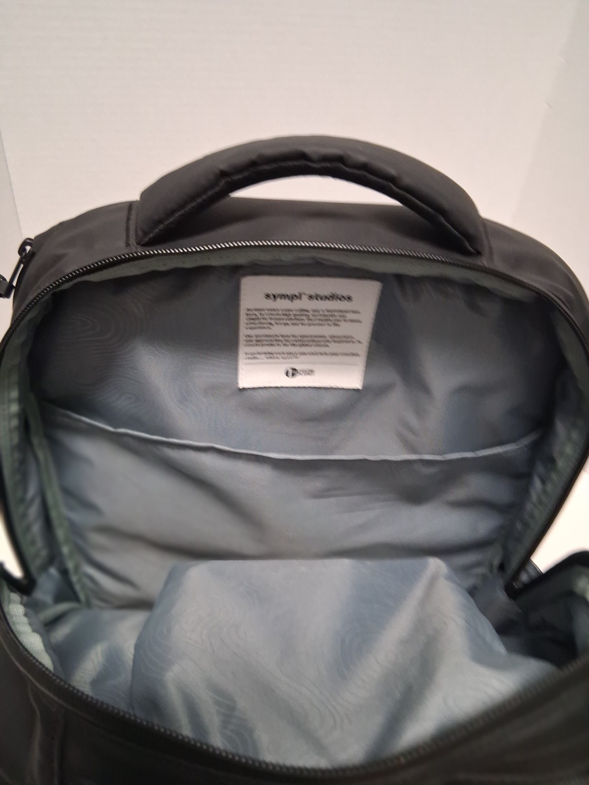 Sympl Studios Black Technical Backpack Cordura Laptop Travel Bag