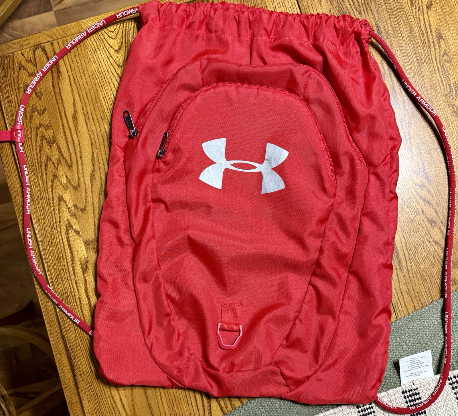 Under Armour UA Undeniable Sackpack 2.0 Drawstring Backpack Red