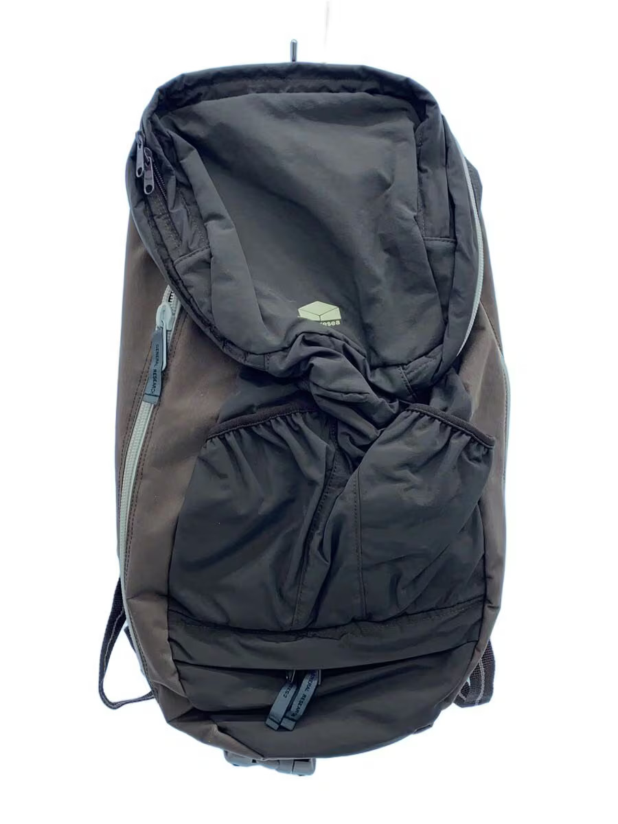 GENERAL RESEARCH 00s Y2K Backpack BRW Solid Color