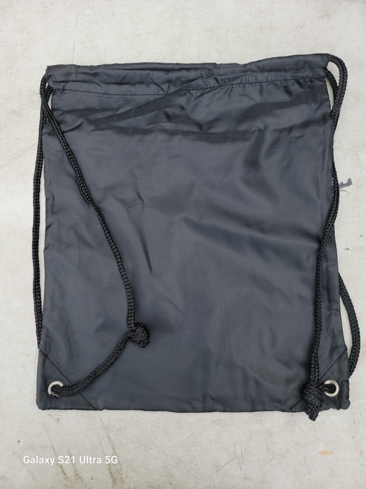 ASICS lot 5 Runs Deep Cinch Sack Backpacks Glow In The Dark Light Weight Black