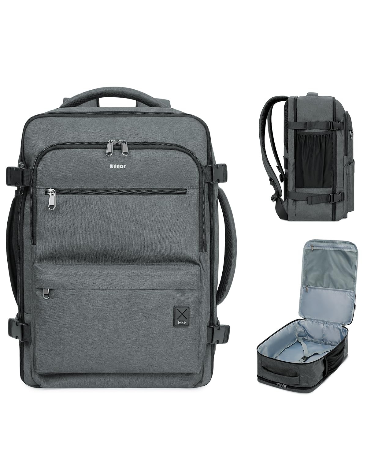 Mochila De Viaje 18x14x8 Pulgadas Con Bolsillo Humedo Apta Para Avion