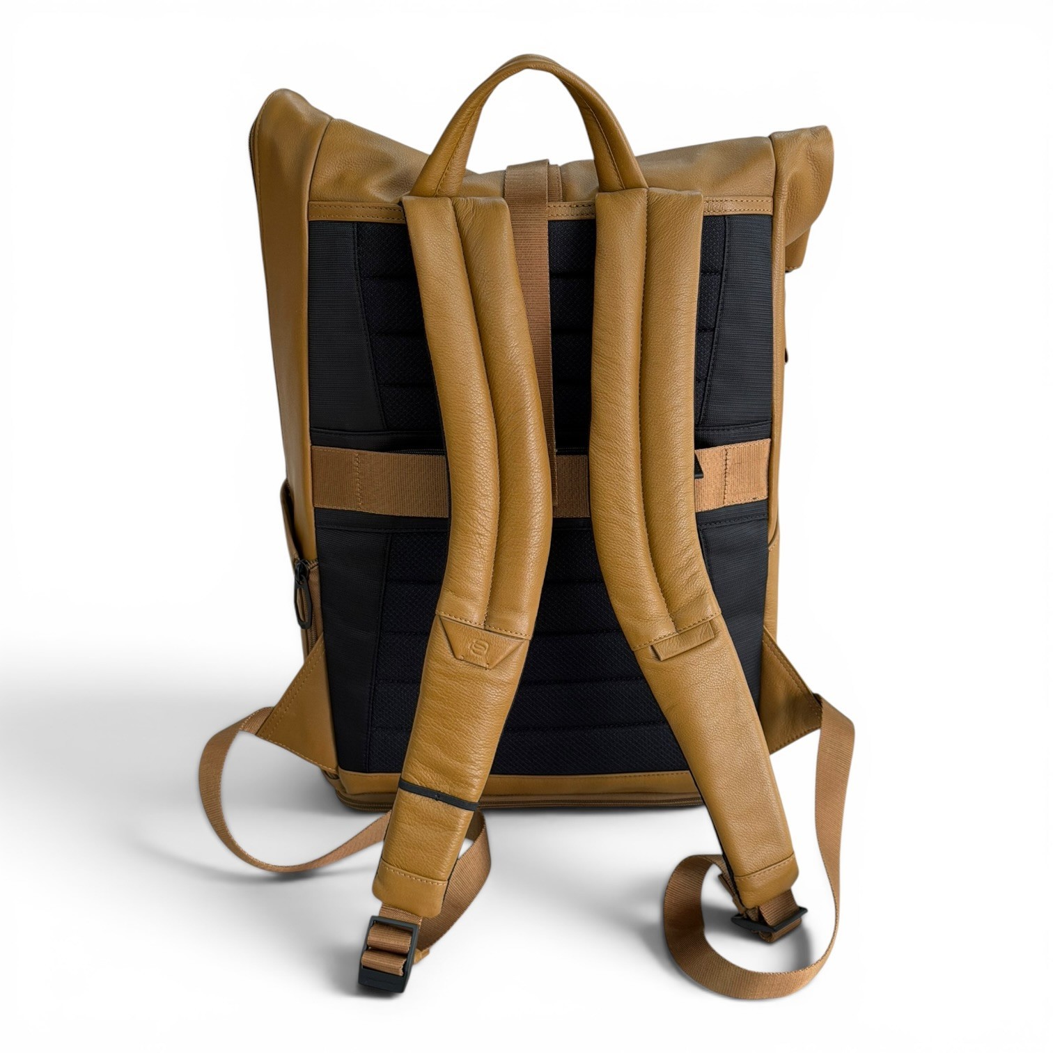 PIQUADRO men’s backpack leather backpack with computer made in Italy notebook