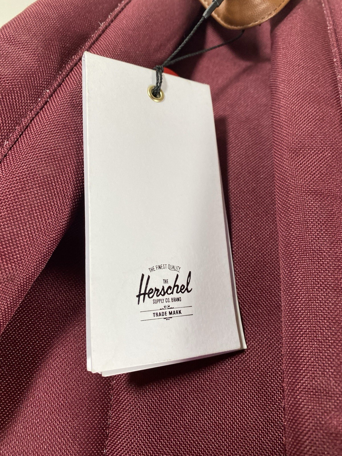 Herschel Pop Quiz Backpack Windsor Windsor Wine Tan, Classic 22 L New NWT