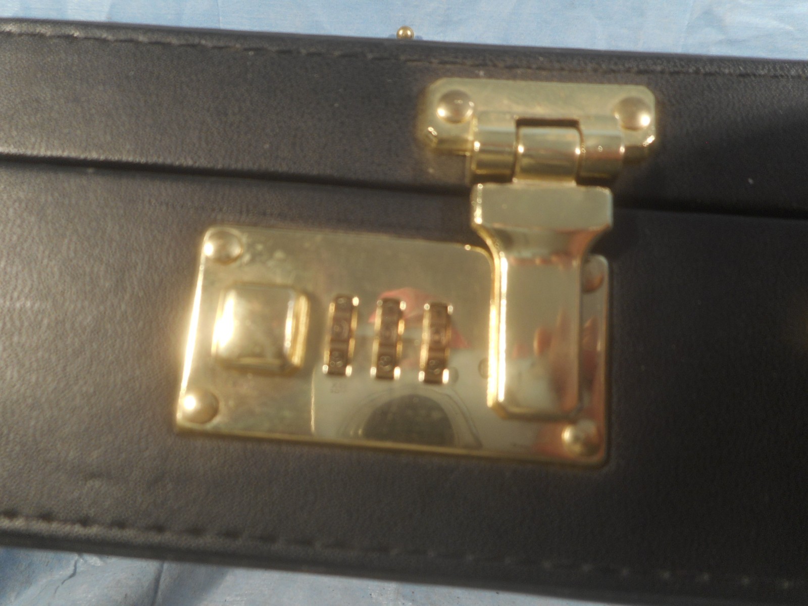 Briefcase with Combination Lock, Inner Pockets, very nice condition :)