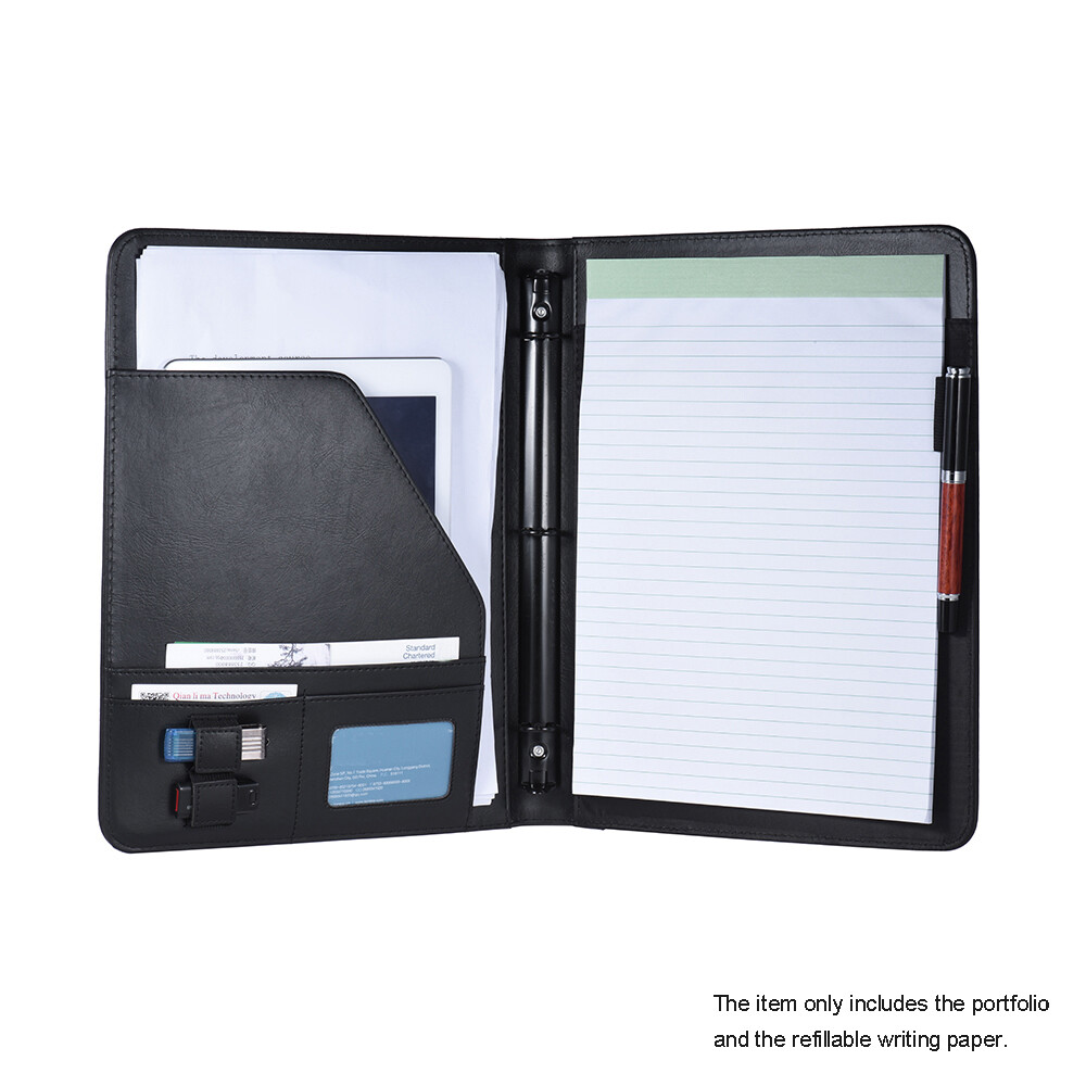 Business Organizer Folder Holder Loose- Loop Multiple Pocket W6F5