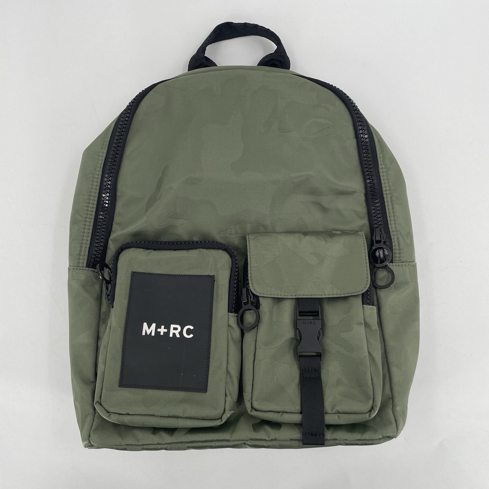 M+RC Noir FW17 Backpack in Green Camo – Mac 10 Hi-Tech Backpack – 13” Laptop