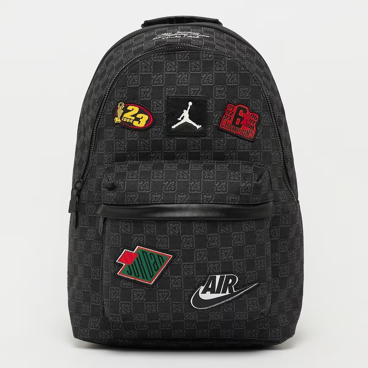 Jordan Air Monogram Backpack 20L Black Bookbag Luxury Bag MA9155-023 Limited