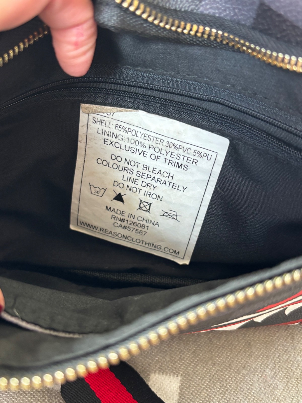 Reason brand fanny pack