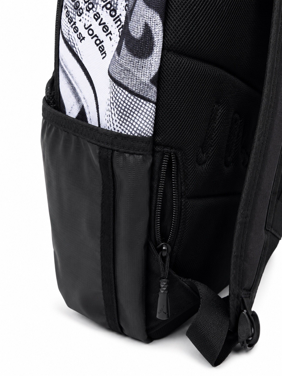 Jordan Backpack Black White Graphic Print Laptop School Travel Bookbag NWT