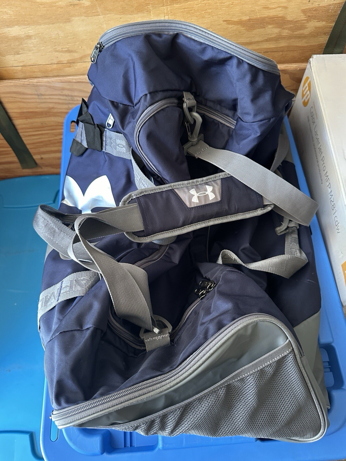 Under Armour Storm Medium Undeniable Duffel Bag Dark Blue