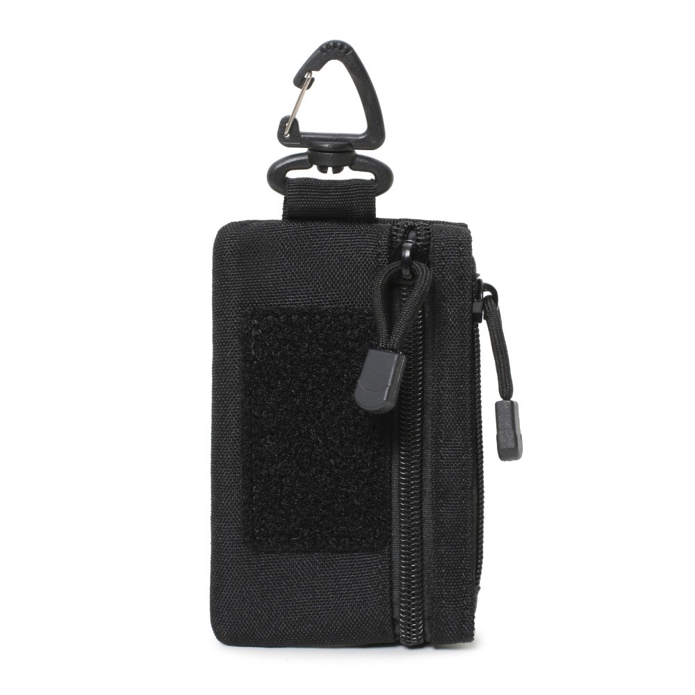 Small Molle Pouch Tactical Bag Coin Purse Keychain Wallet Wireless Headset Pack