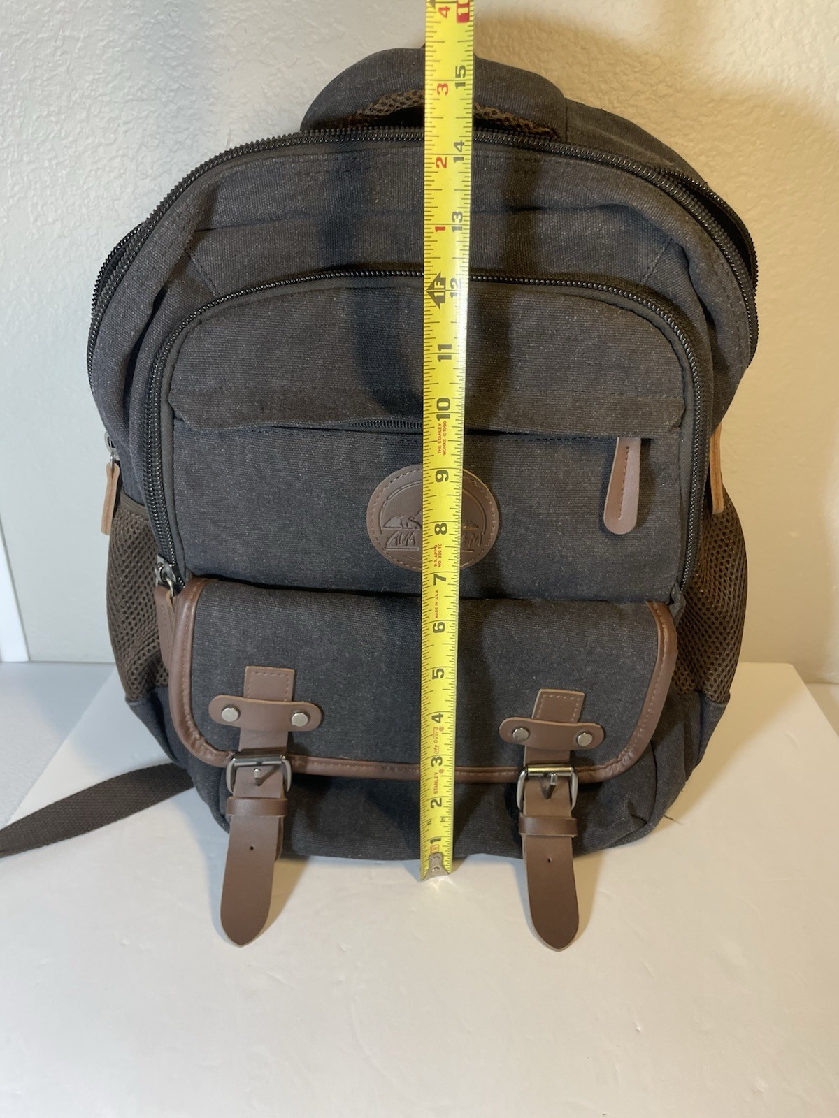 Laptop Backpack Black Brown School Work Hiking Backpack Ama Dablam
