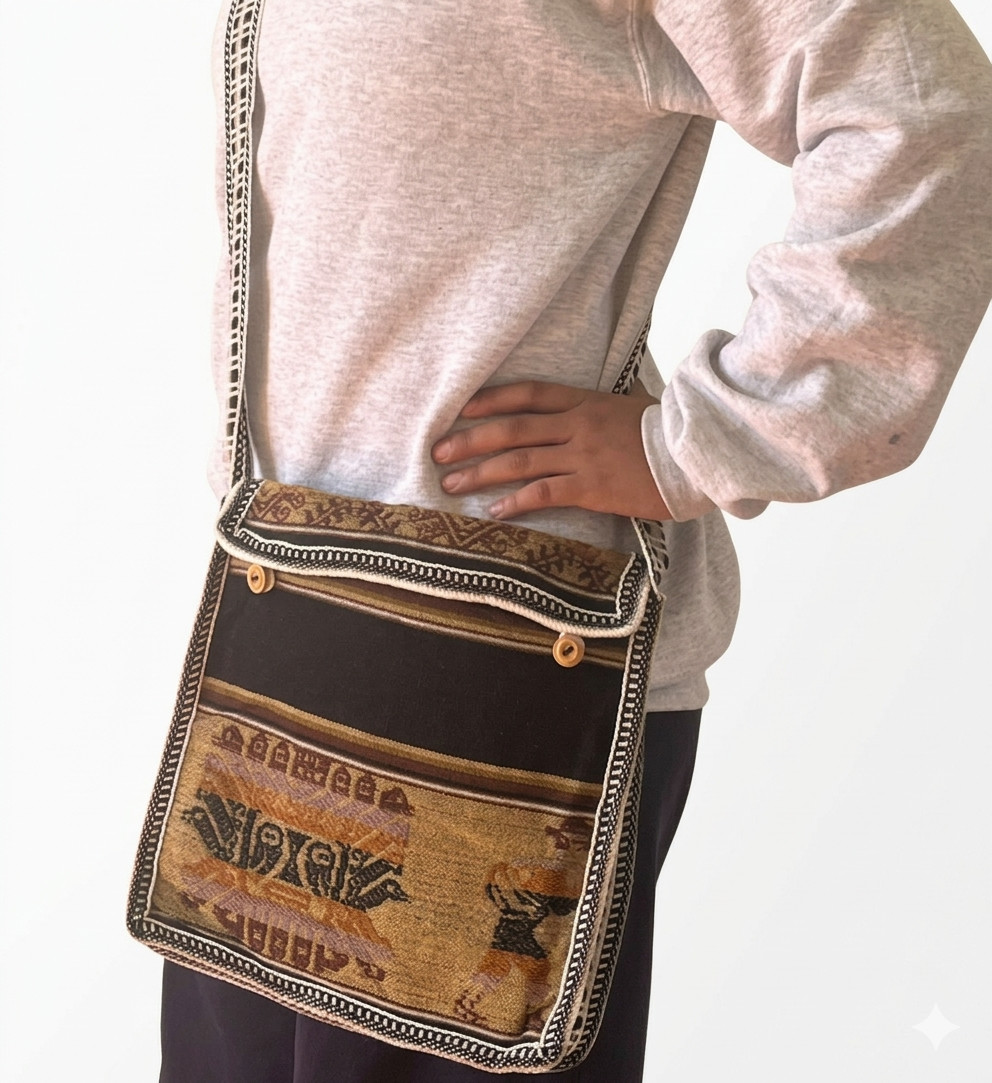 Peruvian Crossbody Bag – Morral Peruano Acolchado